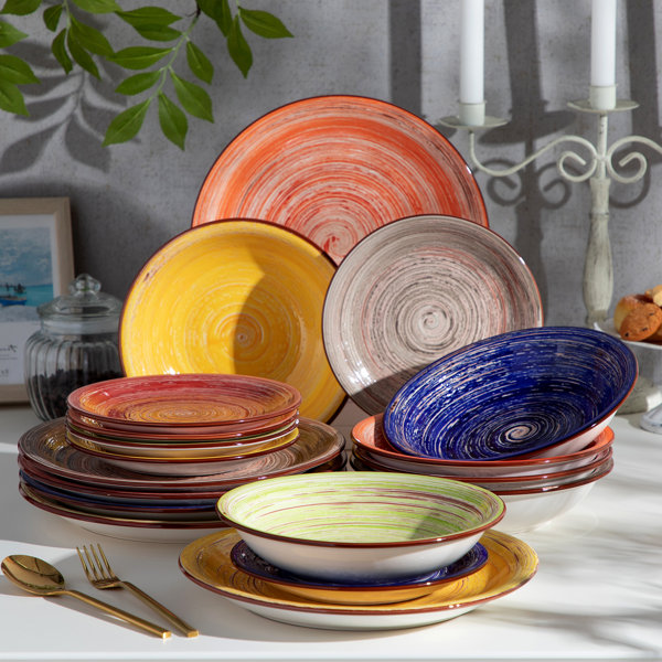 Vancasso Albero Stoneware Dinnerware Set Service for 6